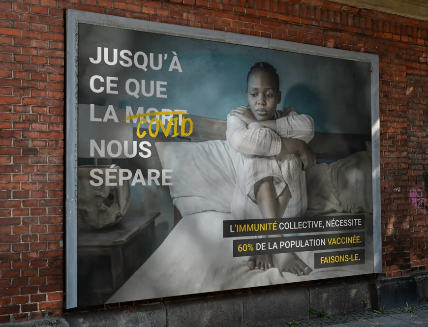 Covid-19 · Campagne choc, visuel 1