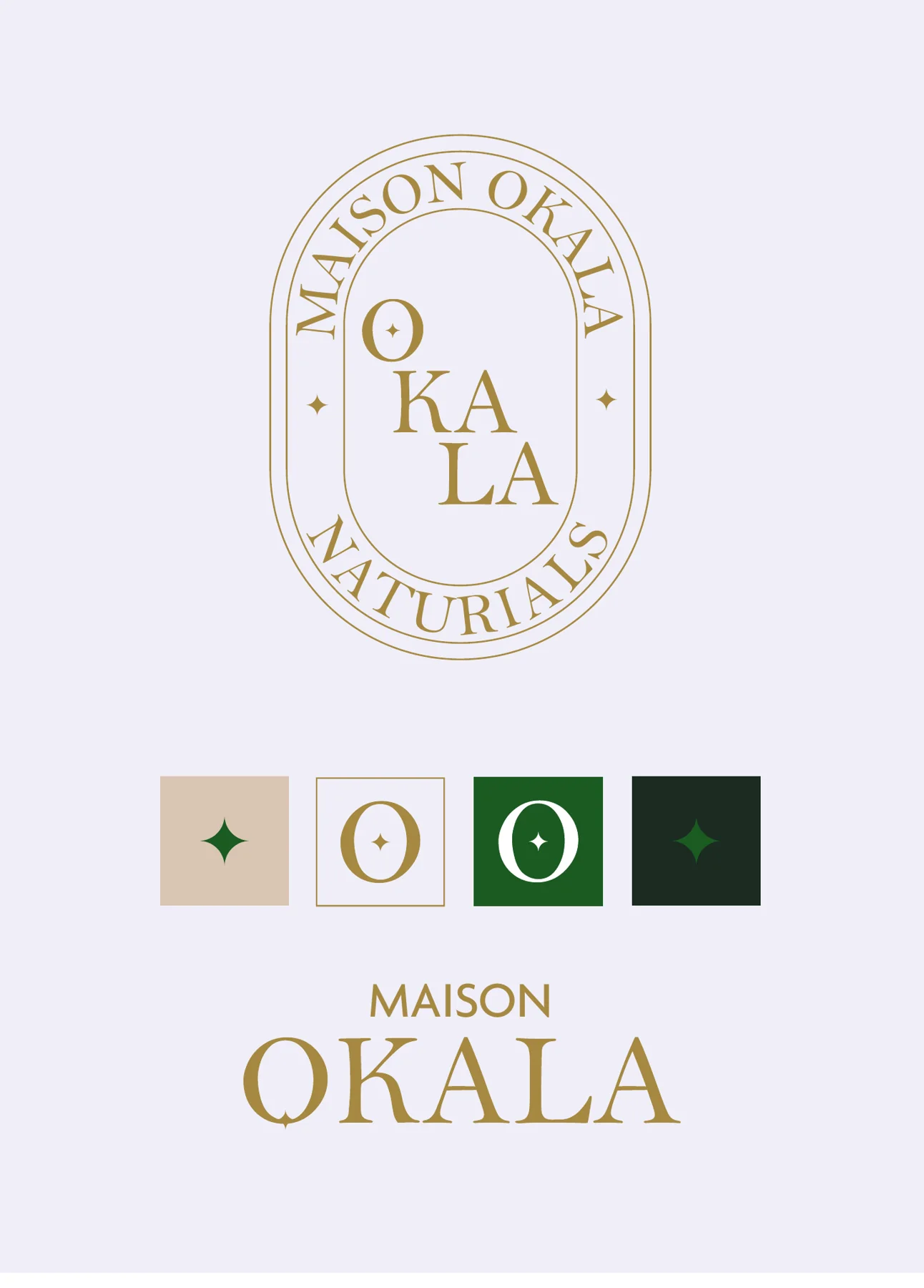 Monogramme et déclinaisons Maison Okala
